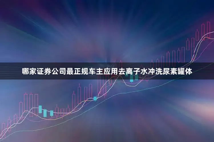 哪家证券公司最正规车主应用去离子水冲洗尿素罐体