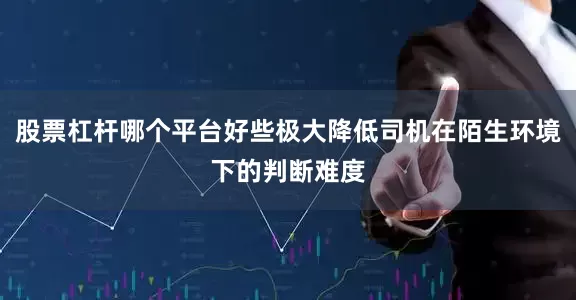 股票杠杆哪个平台好些极大降低司机在陌生环境下的判断难度