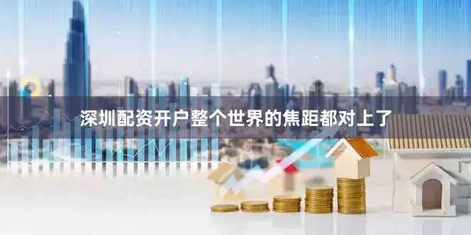 深圳配资开户整个世界的焦距都对上了